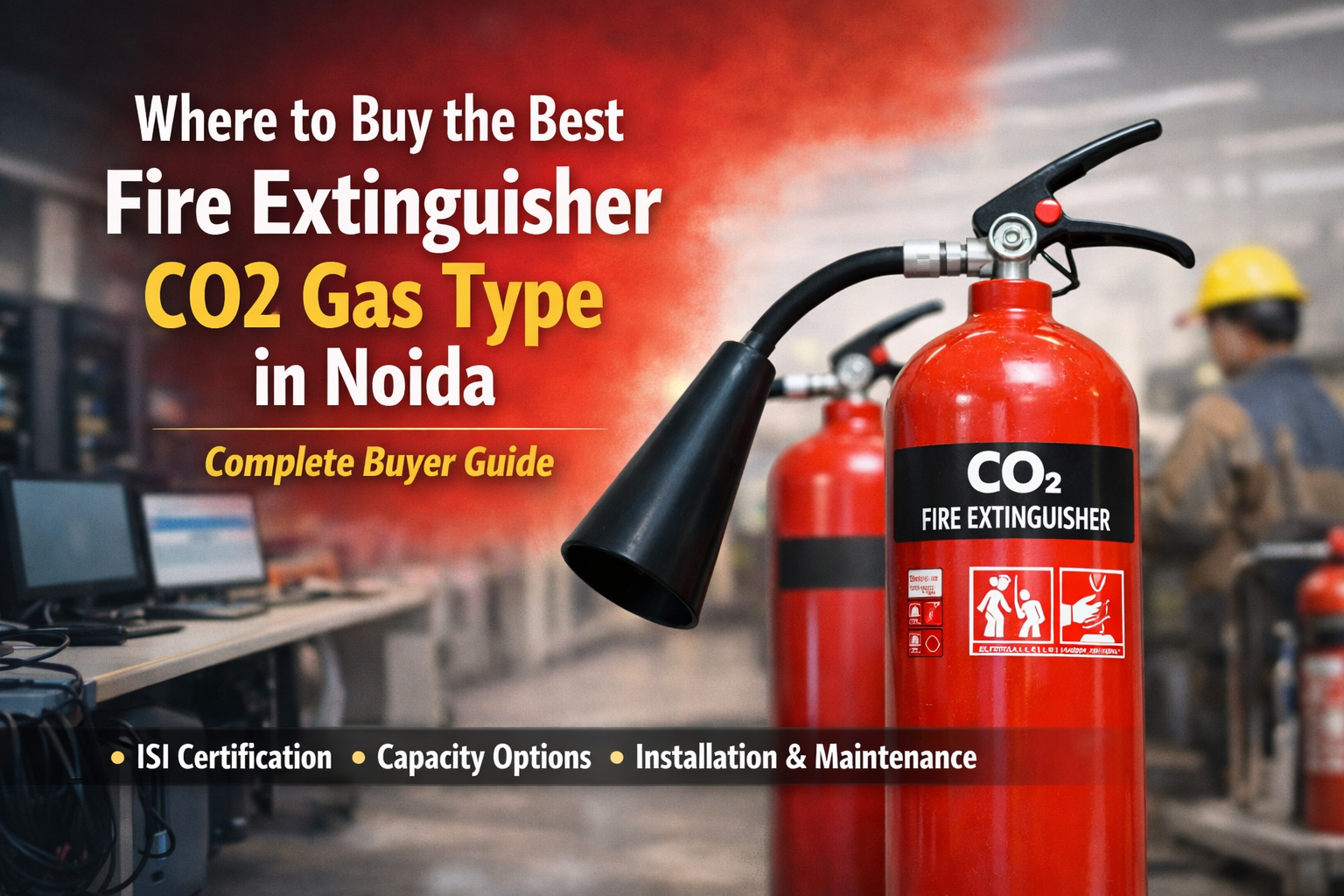 Fire Extinguisher CO2 Gas Type in Noida