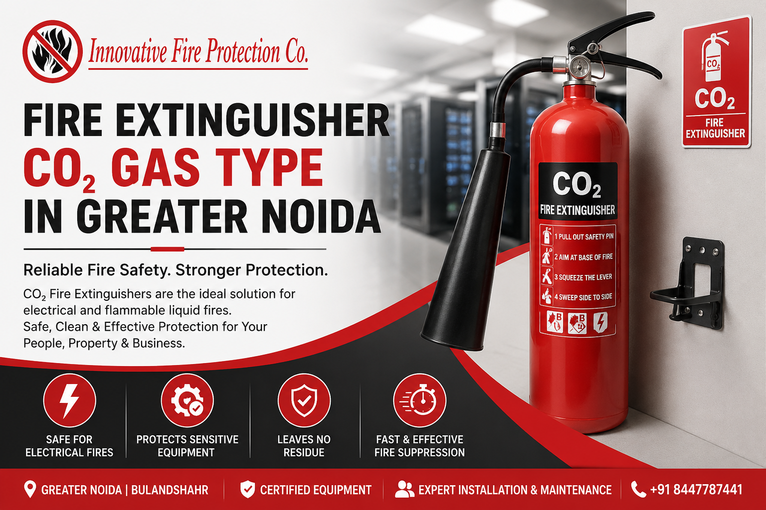 Fire Extinguisher CO2 Gas Type